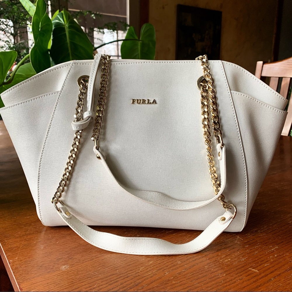 Furla Julia Saffiano leather tote - medium